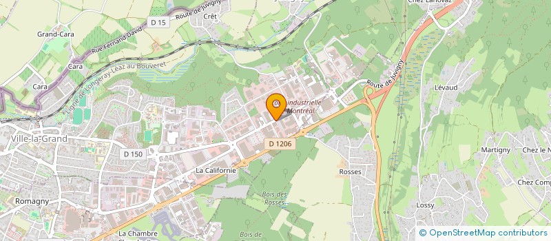 localisation de l'entreprise G.I.A.  VILLE-LA-GRAND