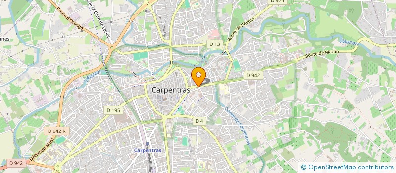 localisation de l'entreprise G.I.C.  CARPENTRAS