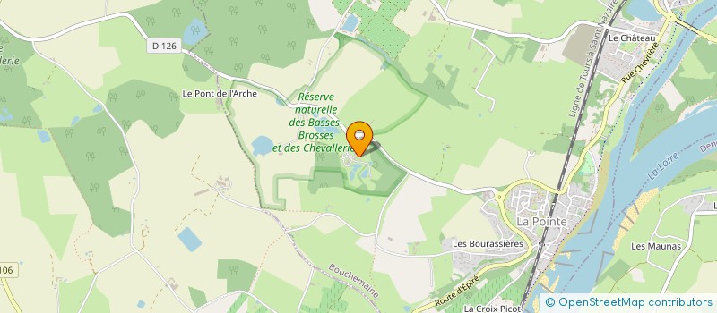 localisation de l'entreprise G.I.C. DE LA LOGE  BOUCHEMAINE