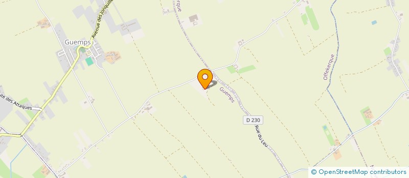 localisation de l'entreprise G.I.C. DES MOULINS  GUEMPS