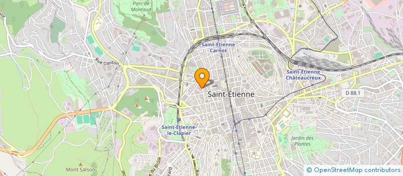 localisation de l'entreprise G I C E  SAINT-ETIENNE