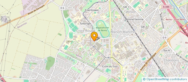 localisation de l'entreprise G.I.C.F  REIMS