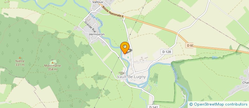 localisation de l'entreprise G.I.E. DES DEUX TROUPEAUX  VAULT-DE-LUGNY