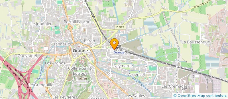 localisation de l'entreprise G.I.E. DU GRAND ORANGE  ORANGE