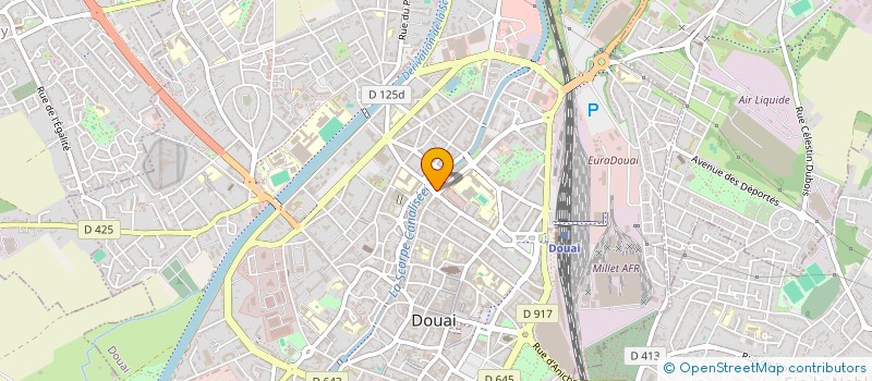 localisation de l'entreprise G.I.E. GESTIM  DOUAI