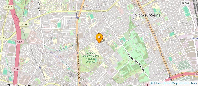 localisation de l'entreprise G.I.E GROUPEMENT DE PERSONNELS DE SANTE  VITRY-SUR-SEINE