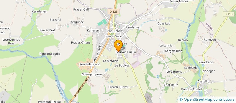 localisation de l'entreprise G.I.E. KER GOAT à PLOUIDER
