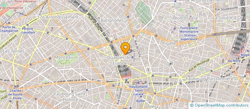 localisation de l'entreprise G.I.E. RADIOLOGIE MONCEAU TURIN  PARIS