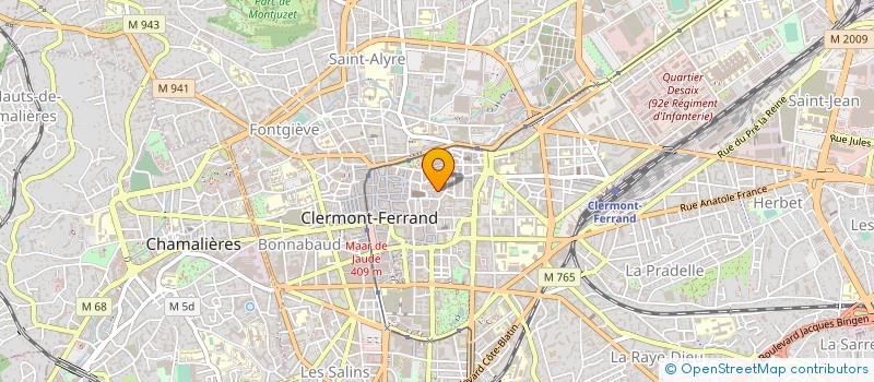 localisation de l'entreprise G I E SERVICES NOT GESTION PATRIMOINE à CLERMONT-FERRAND