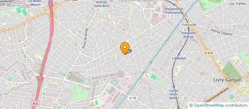 localisation de l'entreprise G I F GROUPE IMMOBILIER DE FRANCE à AULNAY-SOUS-BOIS