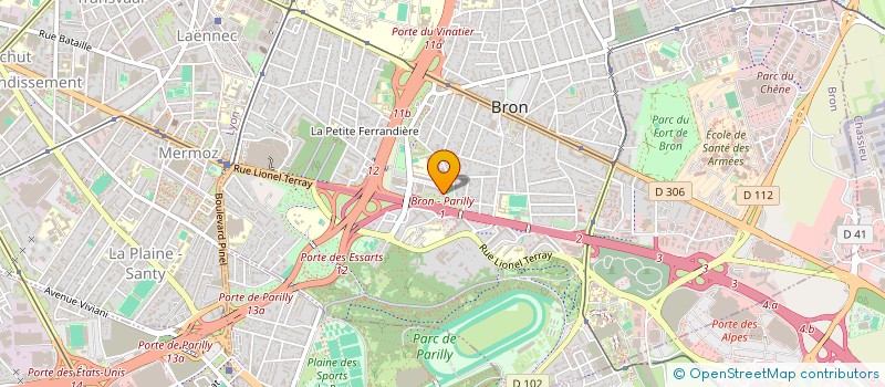 localisation de l'entreprise G.I.G.I. SECURITE PRIVEE à BRON