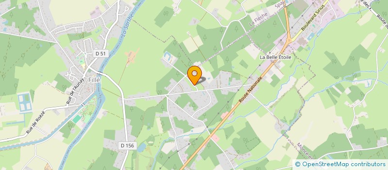 localisation de l'entreprise G.I.L. INVEST  GUECELARD