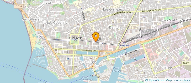 localisation de l'entreprise G.I.L.S. WORLDWIDE LE HAVRE SAS à LE HAVRE