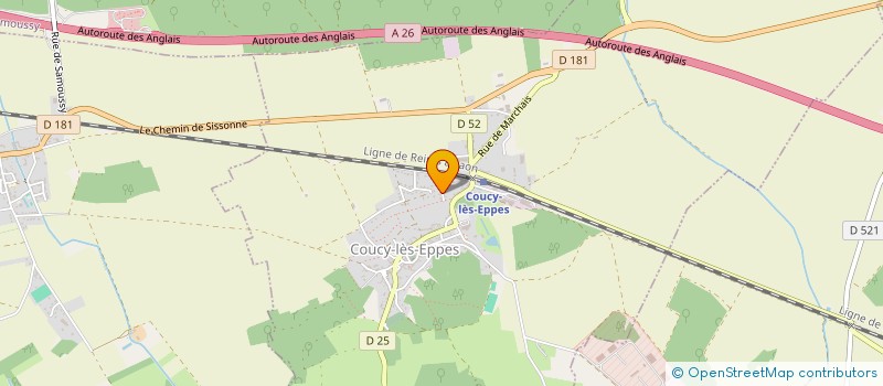 localisation de l'entreprise G.I.P.I.M PICARDIE  COUCY-LES-EPPES