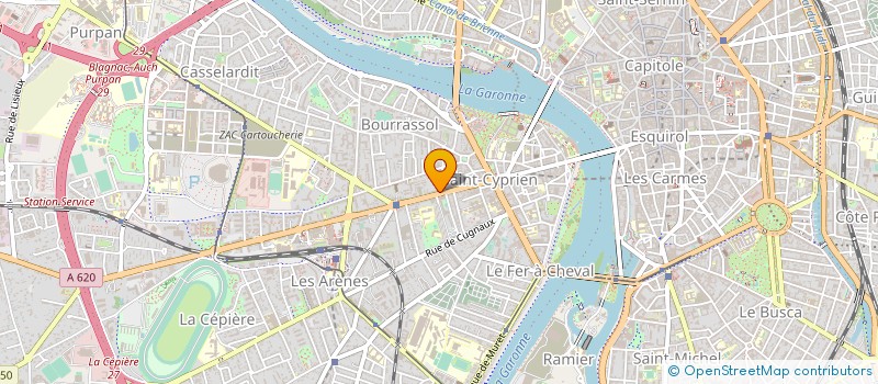 localisation de l'entreprise G.I.P SECURITE à TOULOUSE