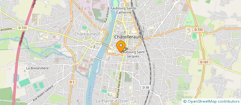 localisation de l'entreprise G.I. PROTEC  CHATELLERAULT