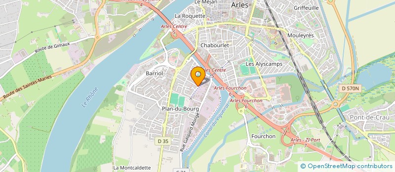 localisation de l'entreprise G I R A I S à ARLES
