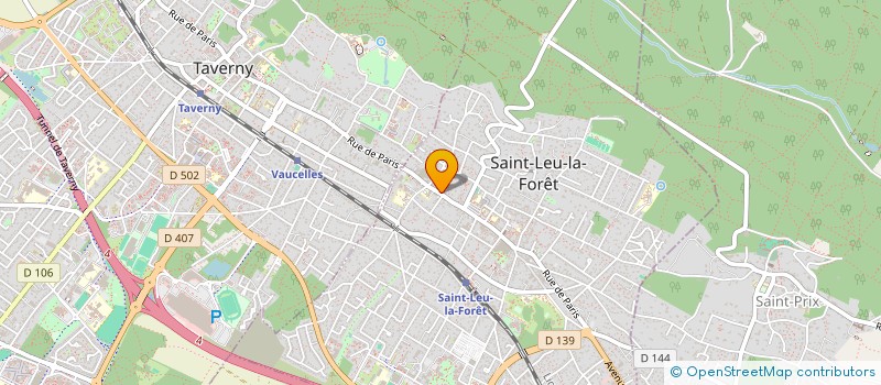 localisation de l'entreprise G.I.R. DU BTP  SAINT-LEU-LA-FORET