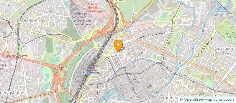 localisation de l'entreprise G.I.S. à STRASBOURG