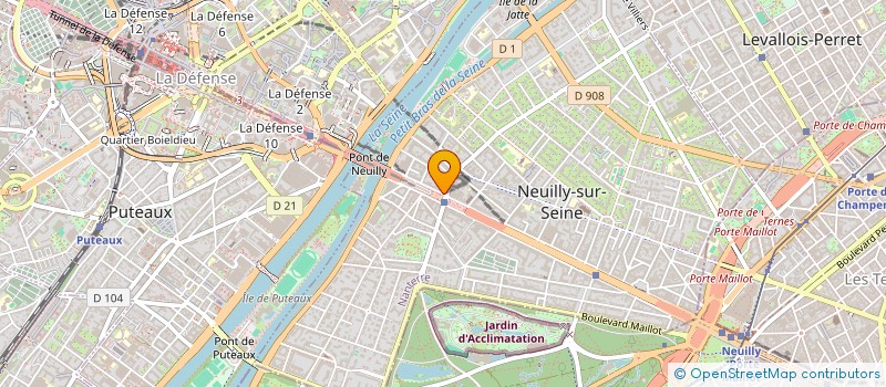 localisation de l'entreprise G.I.S LIMOUSINES à NEUILLY-SUR-SEINE