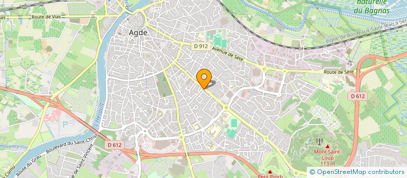 localisation de l'entreprise G I T  AGDE