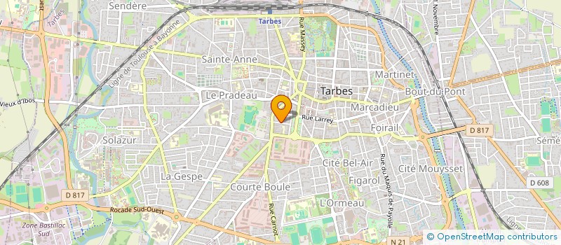 localisation de l'entreprise G.IMMO  TARBES