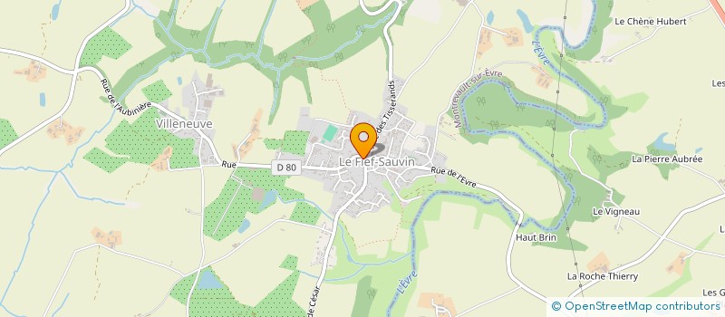 localisation de l'entreprise G IMMO  MAUGES-SUR-LOIRE