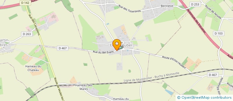 localisation de l'entreprise G IMMO  ECTOT-L'AUBER