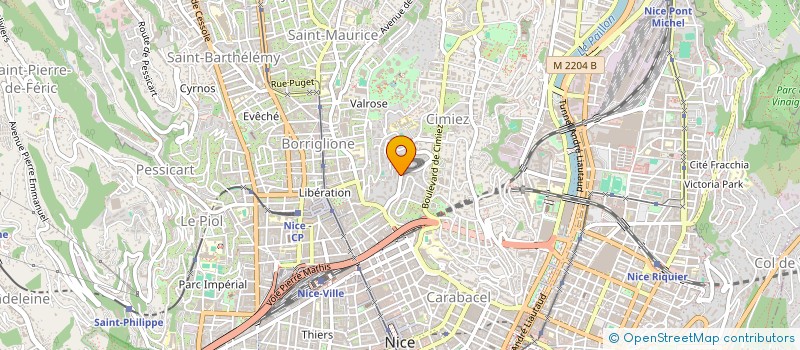 localisation de l'entreprise G'IMMO  NICE