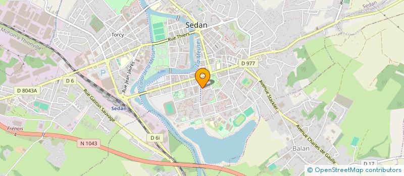 localisation de l'entreprise G IMMOBILIER à BALAN