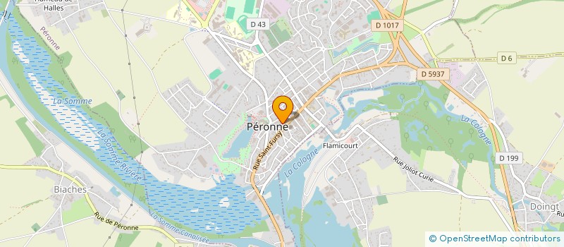 localisation de l'entreprise G IMMOBILIER  PERONNE