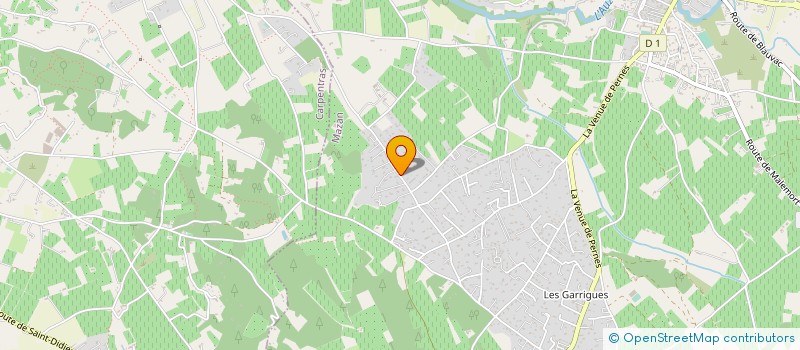 localisation de l'entreprise G IMMOBILIER DE PRESTIGE à MAZAN