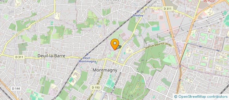 localisation de l'entreprise G-INFRA  MONTMAGNY