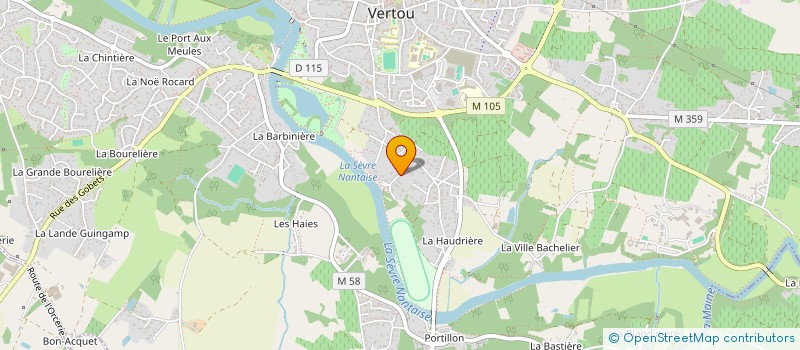 localisation de l'entreprise G-INVEST à VERTOU