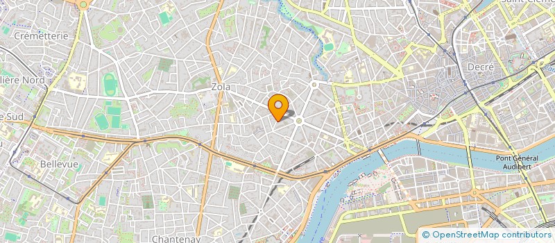 localisation de l'entreprise G INVEST à NANTES