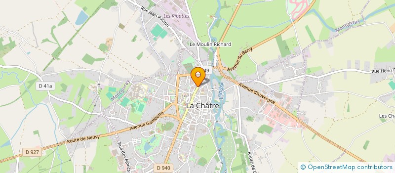 localisation de l'entreprise G-J à LA CHATRE
