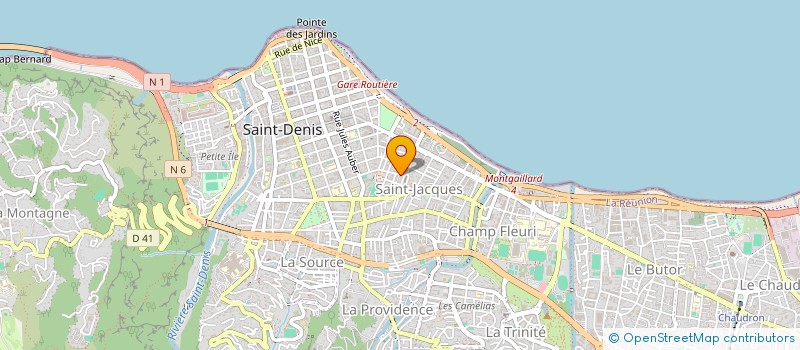 localisation de l'entreprise G&J  SAINT-DENIS