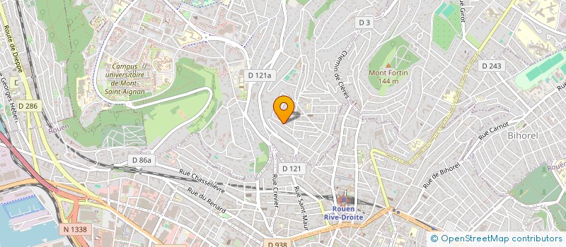 localisation de l'entreprise G.J.C.  MONT-SAINT-AIGNAN