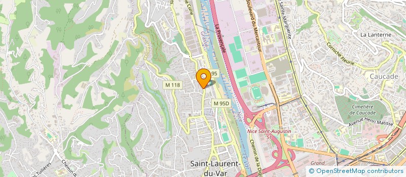 localisation de l'entreprise G J CHAIX à SAINT-LAURENT-DU-VAR