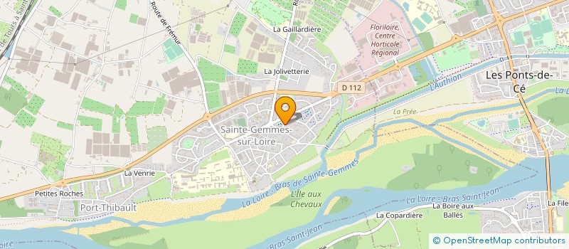 localisation de l'entreprise G&J IMMOBILIER  SAINTE-GEMMES-SUR-LOIRE