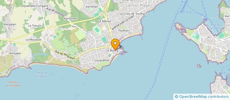 localisation de l'entreprise G J L S  LARMOR-PLAGE