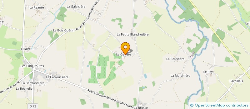 localisation de l'entreprise G.J.M.I.  PAULX