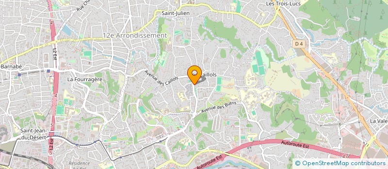 localisation de l'entreprise G&J ROTISSERIE à MARSEILLE