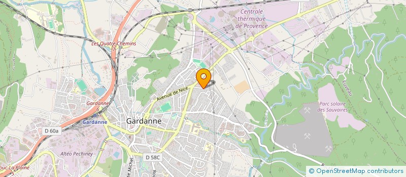 localisation de l'entreprise G JARDINS à GARDANNE