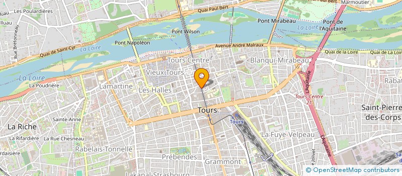 localisation de l'entreprise G.K à TOURS