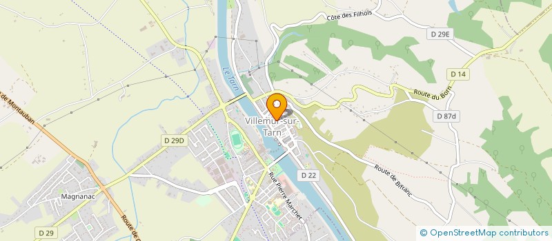 localisation de l'entreprise G.K.A.M - TRANSPORTS & LOGISTIQUES à VILLEMUR-SUR-TARN