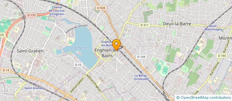 localisation de l'entreprise G&K BAT à ENGHIEN-LES-BAINS