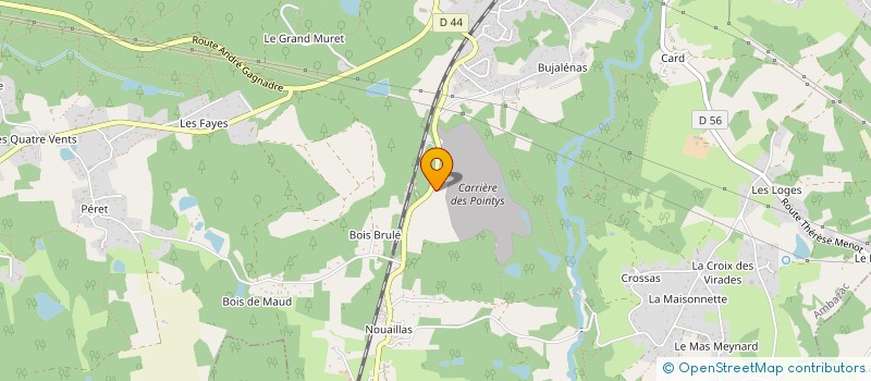 localisation de l'entreprise G.K.C.I. NVEST  AMBAZAC