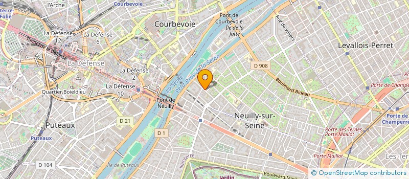 localisation de l'entreprise G&K CORP à NEUILLY SUR SEINE