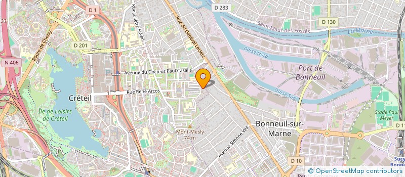 localisation de l'entreprise G & K ETANCHEITE  CRETEIL